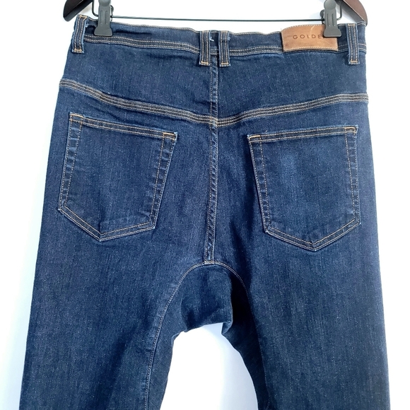 MEN'S Golden Denim Jeans Drop Crotch Stretch Denim Joggers 34 Style# GDJR5PKT - Picture 5 of 8